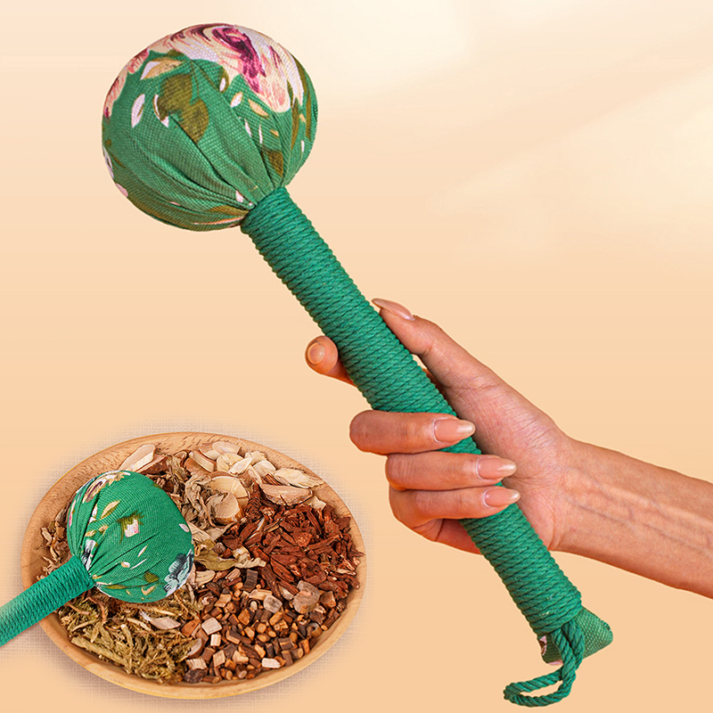 Herbal And Wellness - Moxibustion Hammer Thigh Massager Filled With