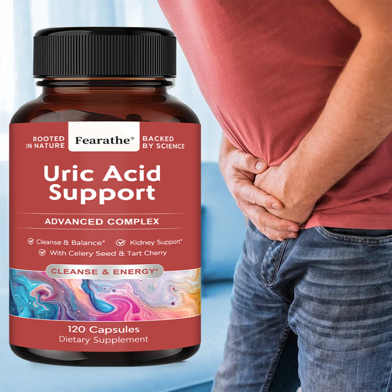 Herbal And Wellness - Uric Acid Balance Herbal Capsules, Antioxidant,