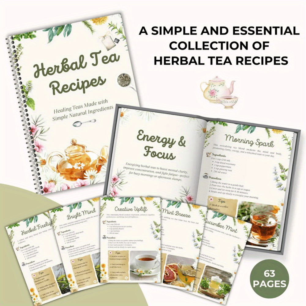 Herbal Tea Recipes Book – Natu - مراجعة Herbal Wellness In وسعره