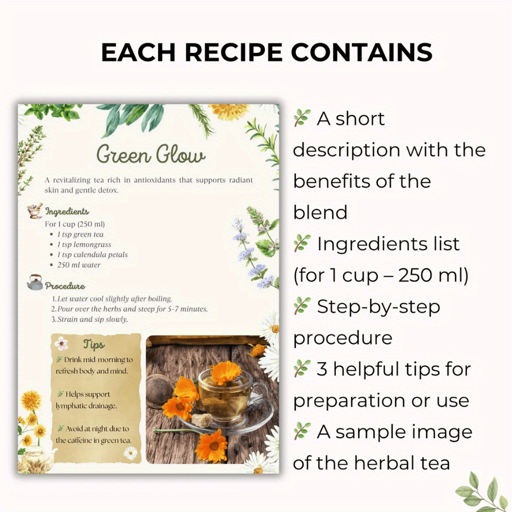 Herbal Tea Recipes Book – Natu - مراجعة Herbal Wellness In وسعره