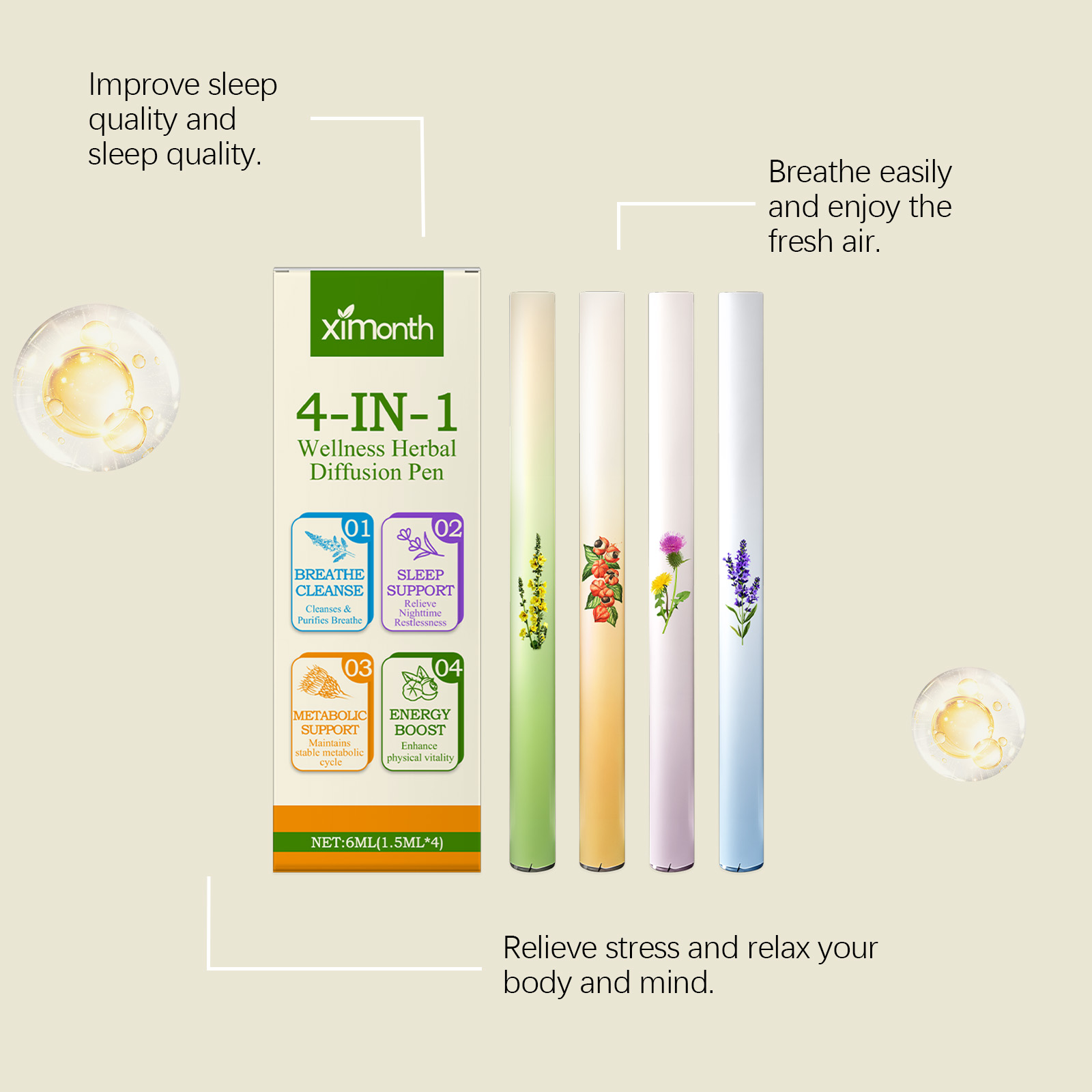 4 In 1 Herbal Energy Combo Sti - مراجعة Herbal And Wellness وسعره