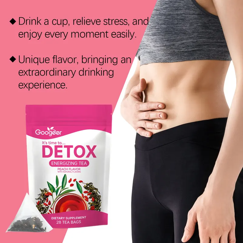 Detox Energizing Tea Peach Fla - مراجعة Herbal Weight Gain وسعره
