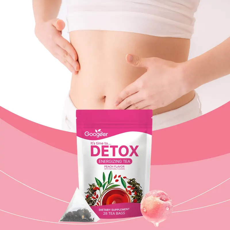 Detox Energizing Tea Peach Fla - مراجعة Herbal Weight Gain وسعره