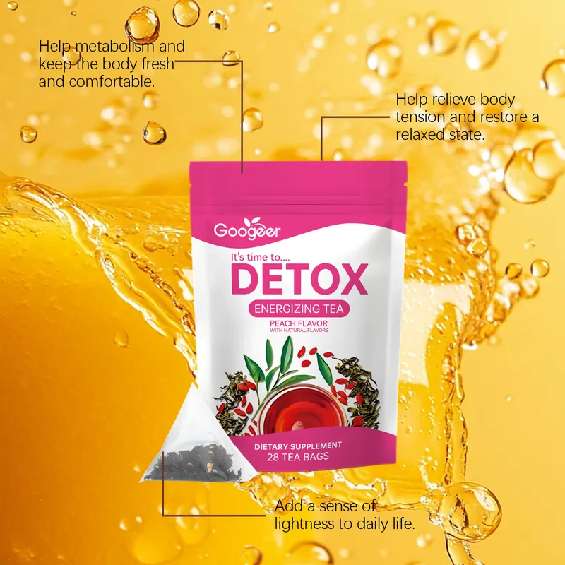 Detox Energizing Tea Peach Fla - مراجعة Herbal Weight Gain وسعره