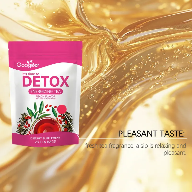 Detox Energizing Tea Peach Fla - مراجعة Herbal Weight Gain وسعره