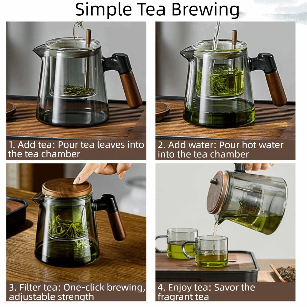 One-Touch Drip Glass Teapot 65 - مراجعة Herbal And Wellness وسعره