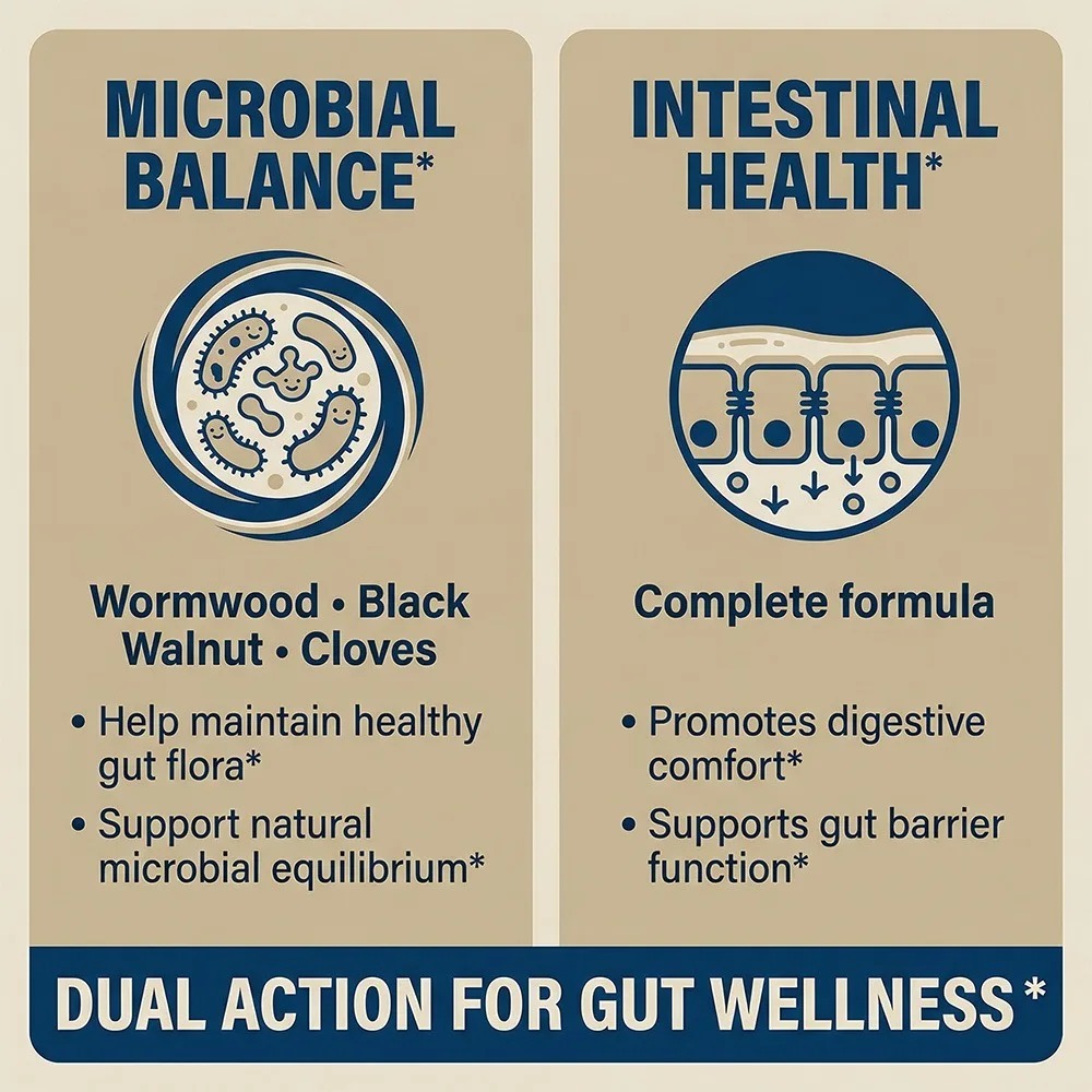 Wormwood Black Walnut Clove -  - مراجعة Herbal Wellness In وسعره