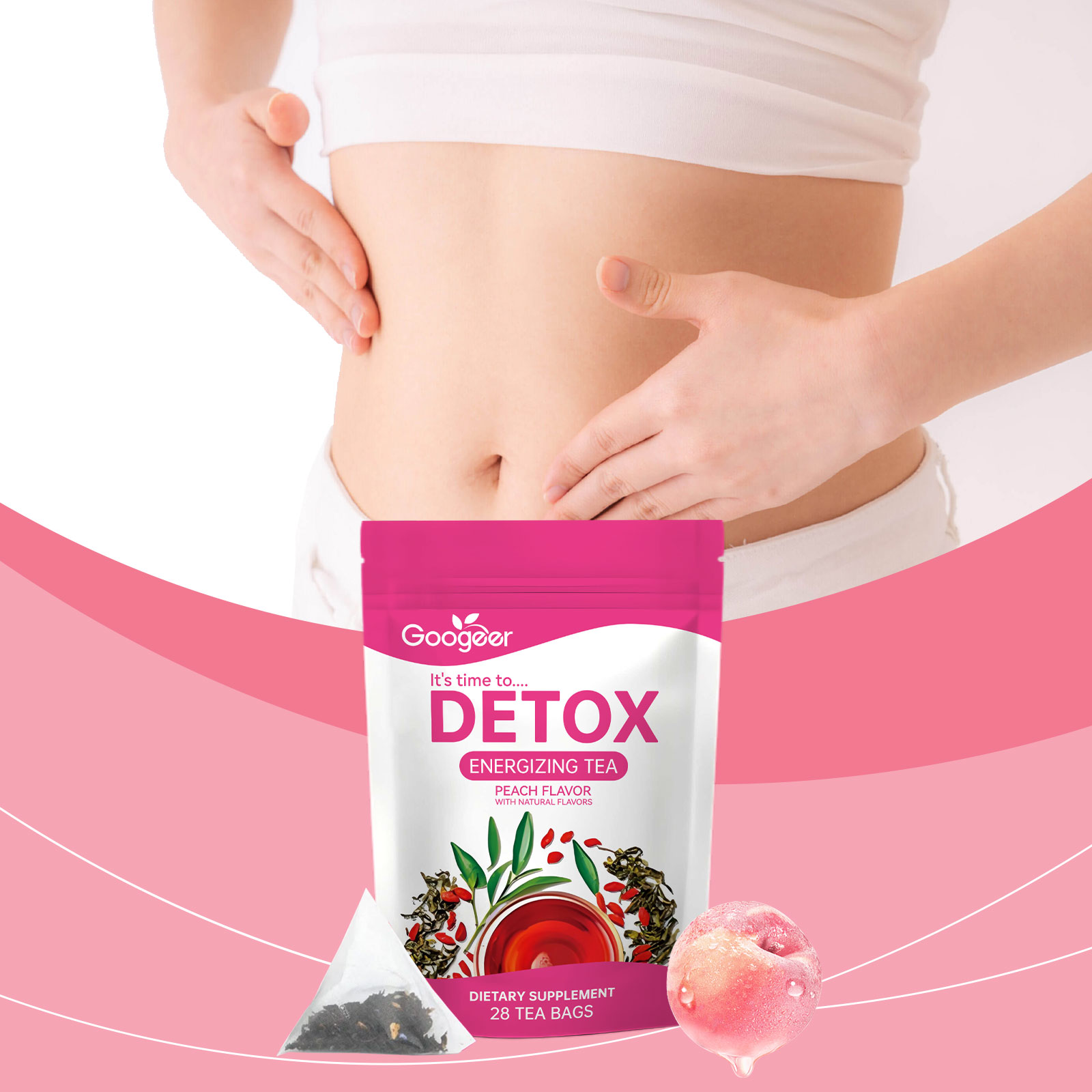 Googeer 28pcs Herbal Detox Tea - مراجعة Herbal Weight Gain وسعره